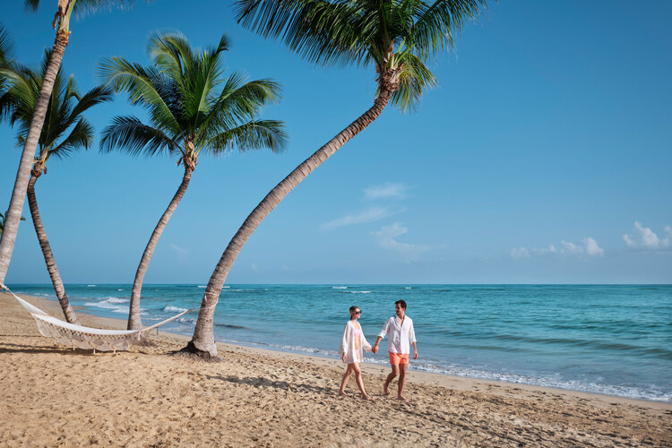Finest Punta Cana romantic walk along punta cana beach