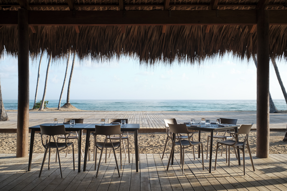 Beach Restaurant in Punta Cana Dominican Republic